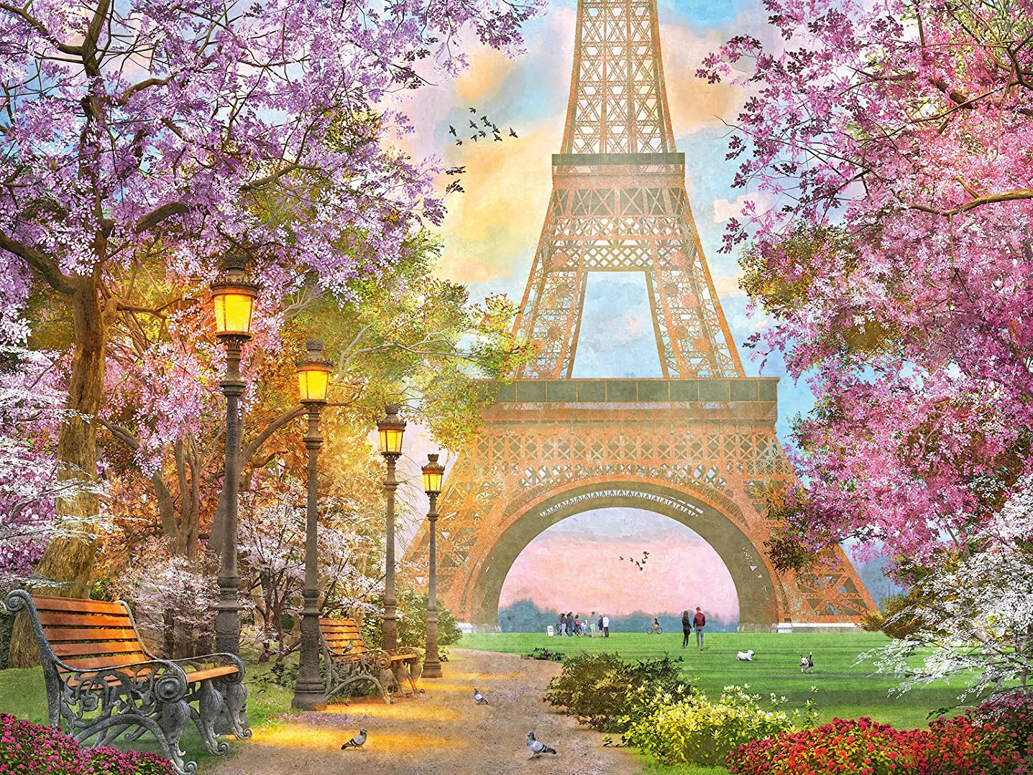 Пазл Романтика Парижа 1500 элементов  